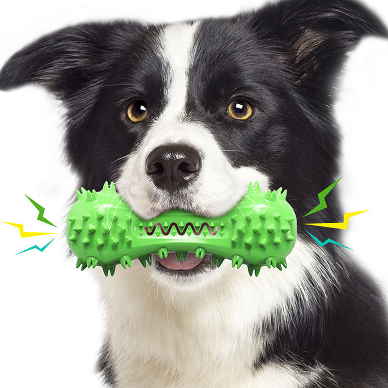 Dog Corn Squeaky Toy & Toothbrush Set