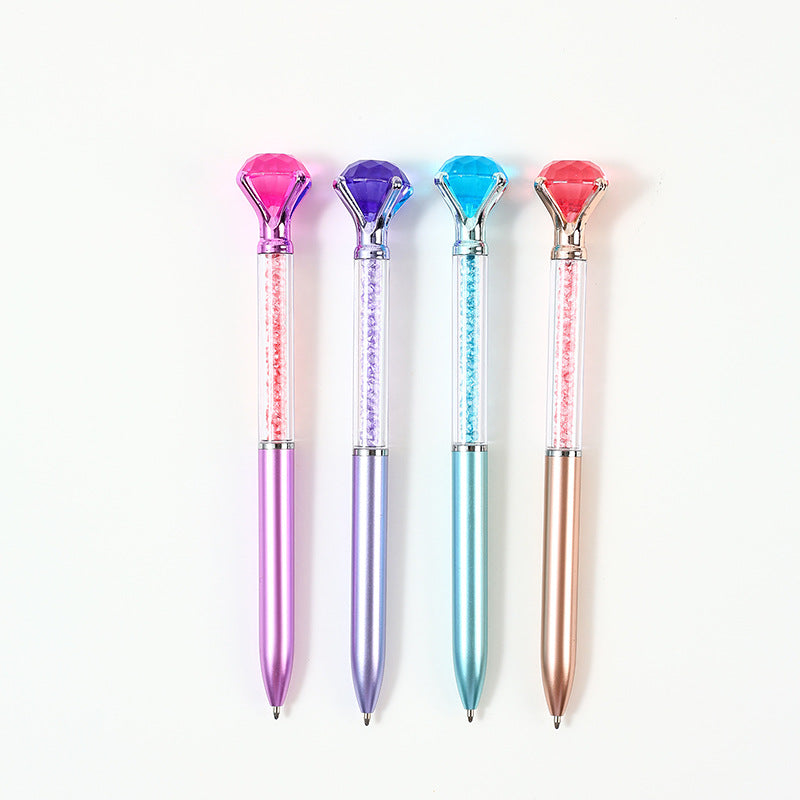 Diamond Crystal Ballpoint Pen - Glitter Sparkle Retractable Ink