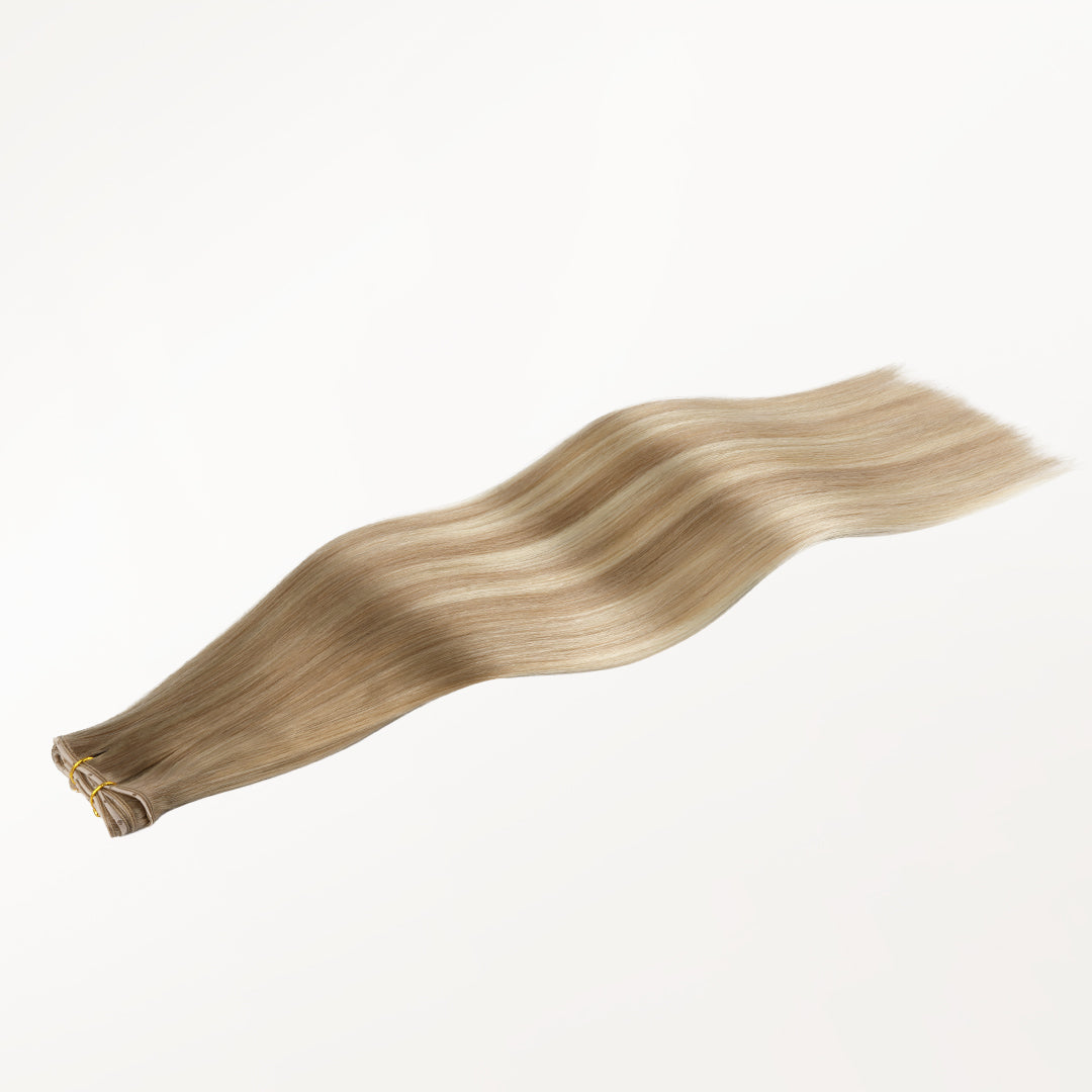 Natural Blonde Balayage (18ET90A) Butterfly Weft Hair Extensions (100g-160g)