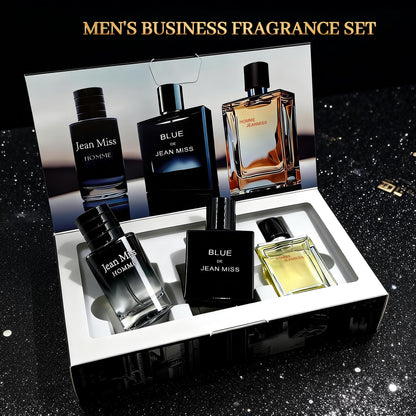 JEAN MISS Black Men's Cologne Set 30ml x 3 Eau de Parfum