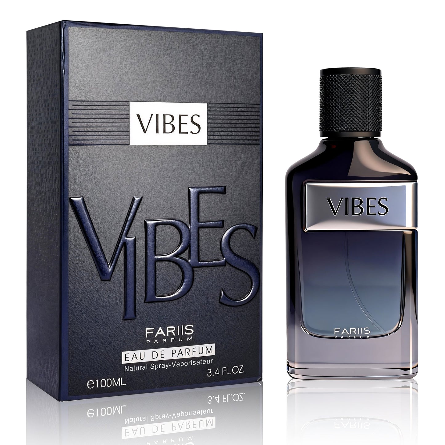 FARIIS Vibes Men's Fresh Sage Geranium Cologne 100ml Eau de Parfum Men Perfume