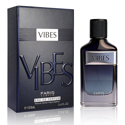 FARIIS Vibes Men's Fresh Sage Geranium Cologne 100ml Eau de Parfum Men Perfume