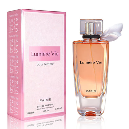 FARIIS Lumiere Vie Iris & Vanilla Feminine Women Perfume 100ml Eau De Parfum Fragrance for Women