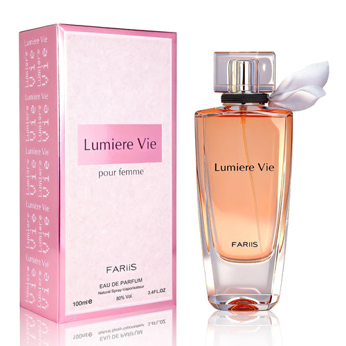 FARIIS Lumiere Vie Iris & Vanilla Feminine Women Perfume 100ml Eau De Parfum Fragrance for Women