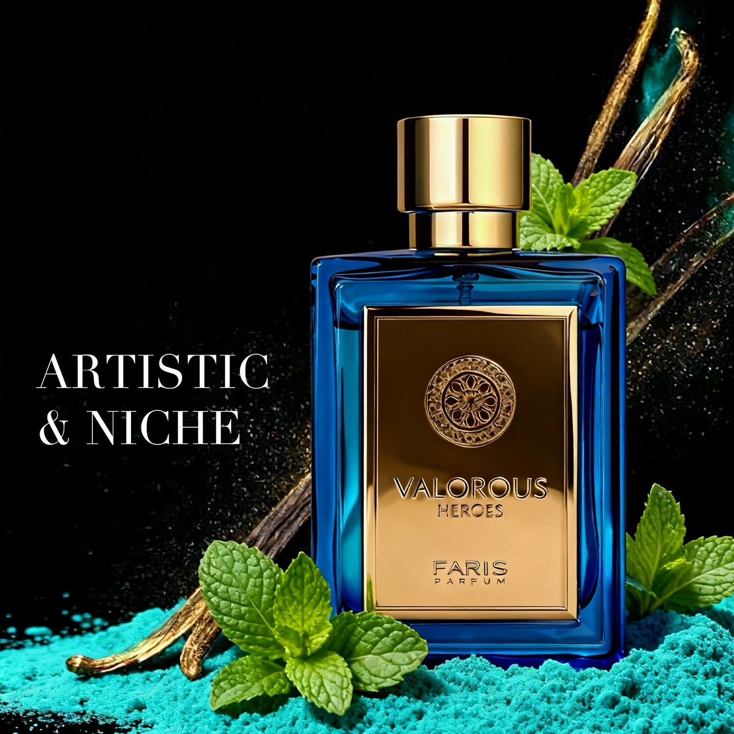 FARIIS VALORES HEROES Men's Cologne 100ml Woody Oriental Eau de Parfum Fragrance
