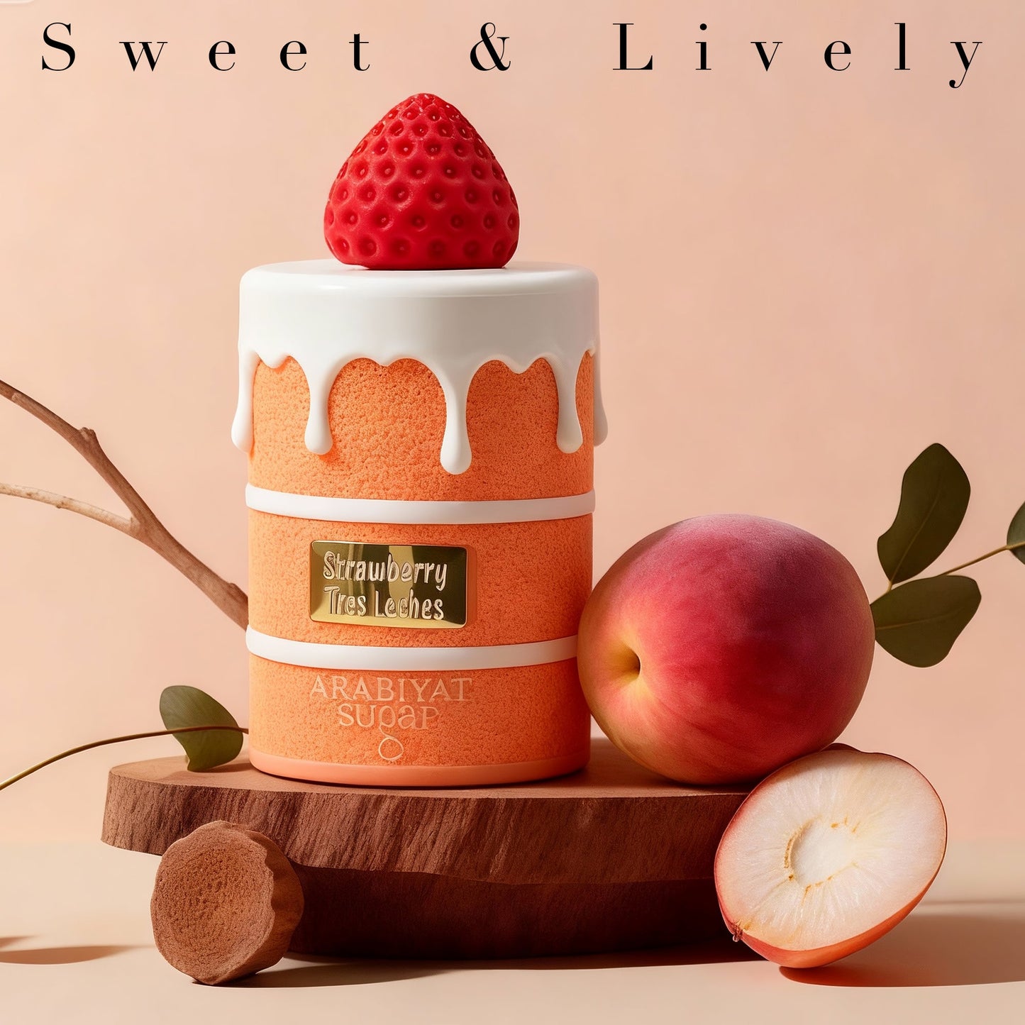Arabiyat Sugar Strawberry Tred Leches Eau De Parfum 3.4FL.OZ