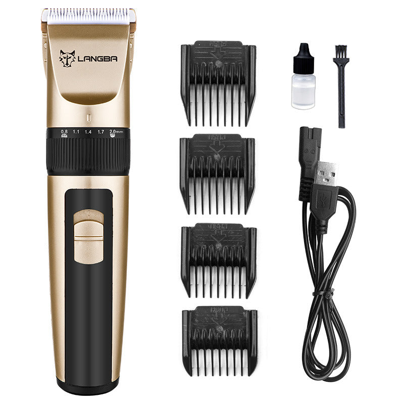 Pet Hair Clipper Kit - USB Rechargeable Dog Grooming Trimmer