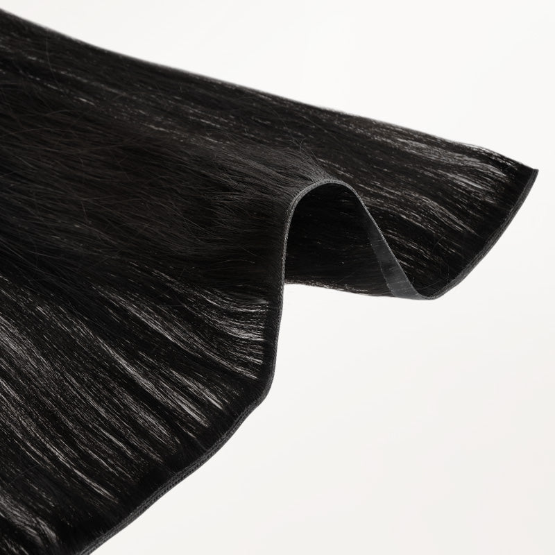 Jet Black (1) Genius Tape Weft Hair Extensions 60g [Clearance]