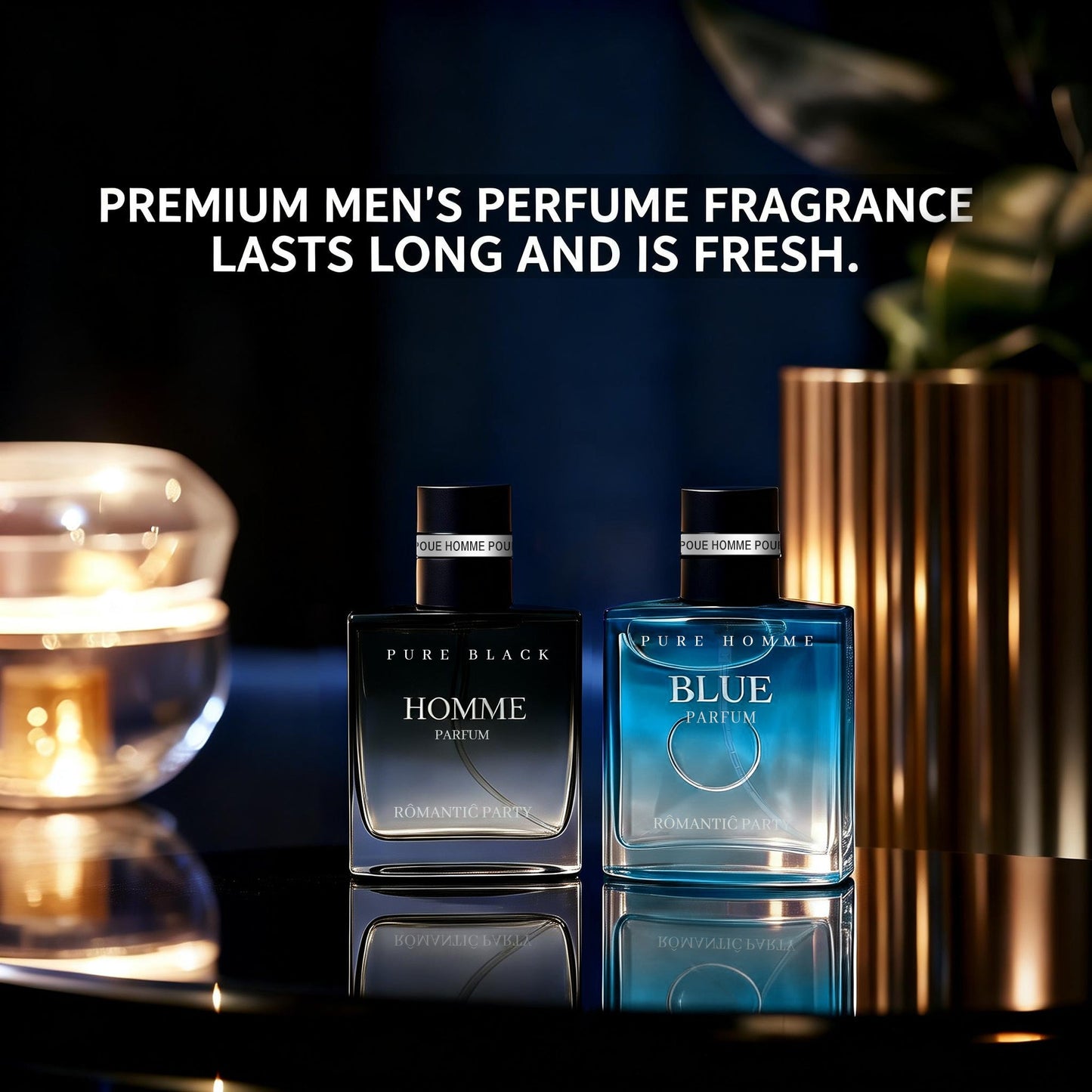 Blue Homme Men's Cologne Set 30mlx2 Eau de Parfum