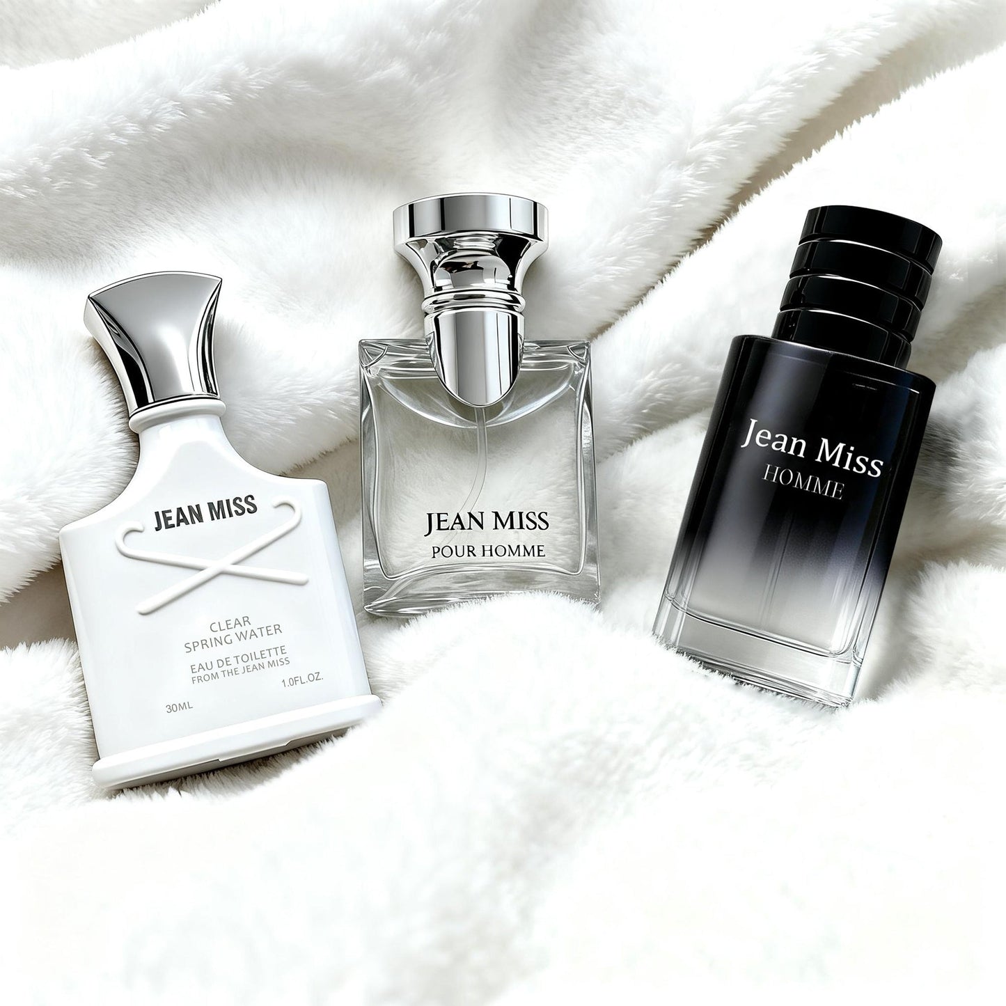 JEAN MISS Blue Men's Cologne Set 30ml x 3 Eau de Parfum