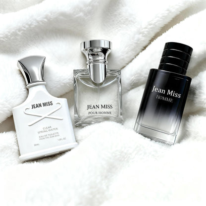 JEAN MISS Blue Men's Cologne Set 30ml x 3 Eau de Parfum