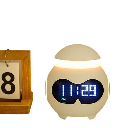 Bluetooth Speaker Alarm Clock - LED Mood Light & Digital Clock