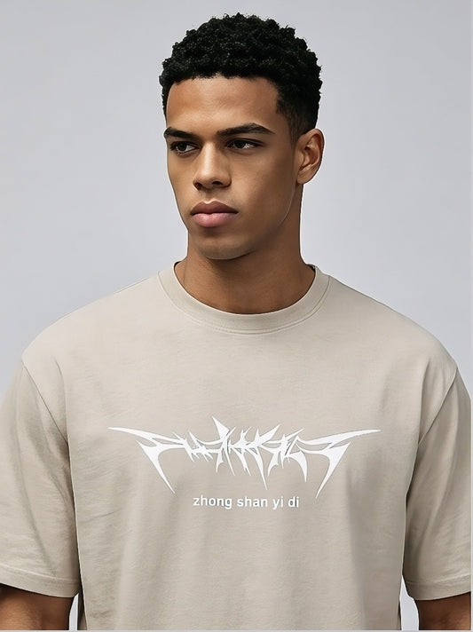 Men's 260GSM Heavyweight T-Shirt - Premium Cotton Short Sleeve Tee