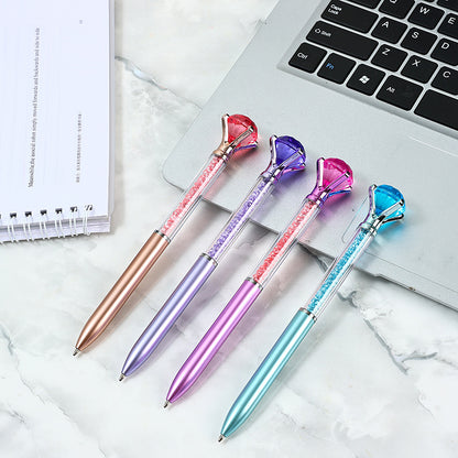 Diamond Crystal Ballpoint Pen - Glitter Sparkle Retractable Ink