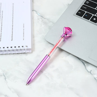Diamond Crystal Ballpoint Pen - Glitter Sparkle Retractable Ink