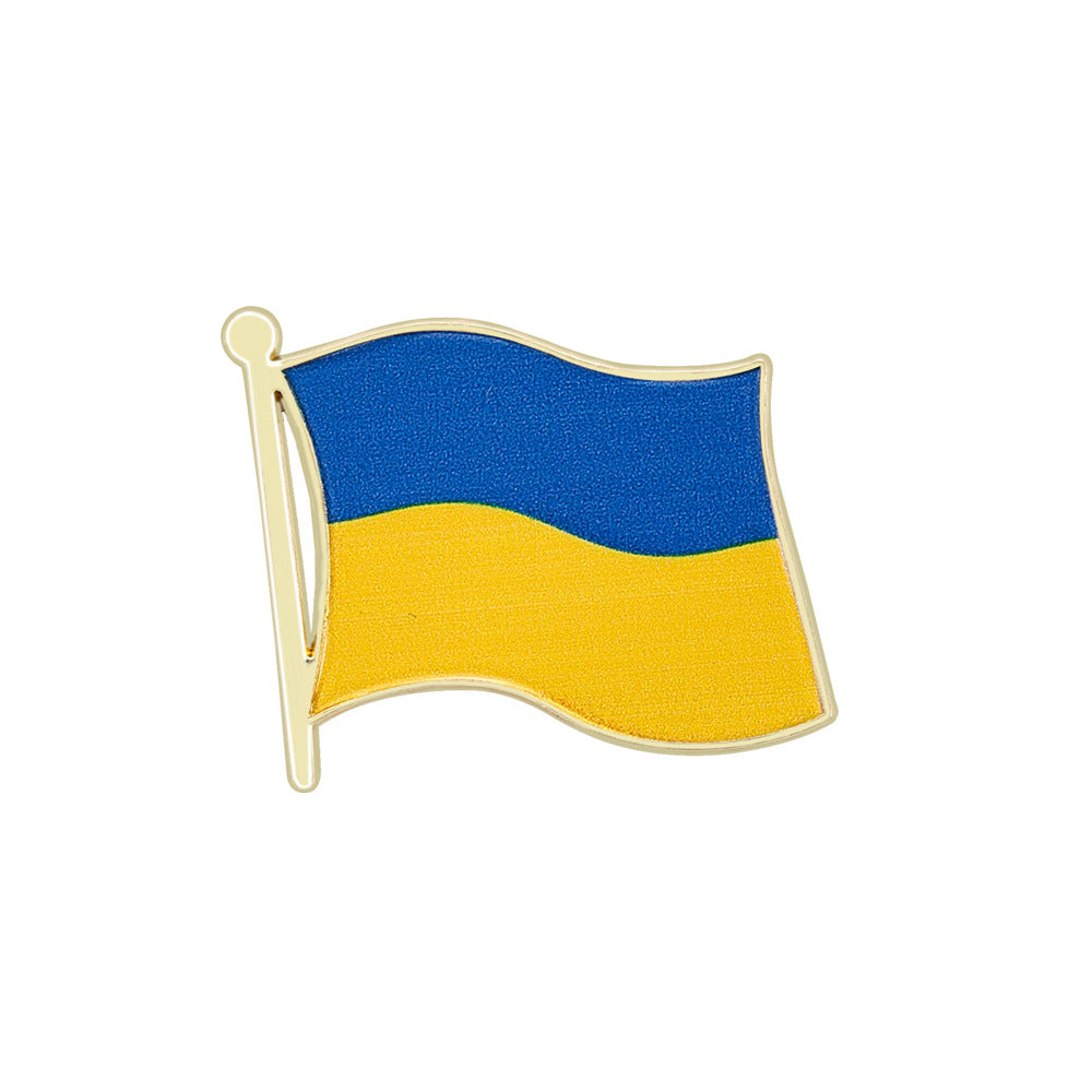 World Flag Country Lapel Pin - Enamel Metal Brooch International