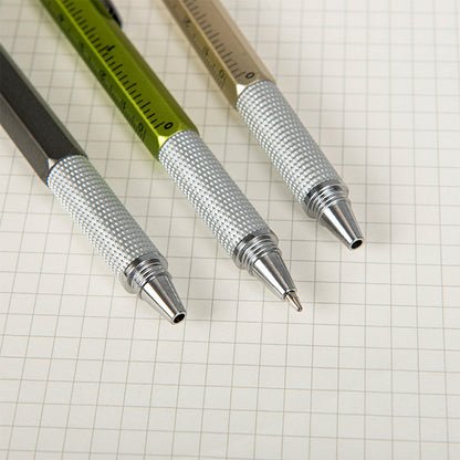 6-in-1 Multi-Function Pen - Screwdriver Ruler Level Stylus