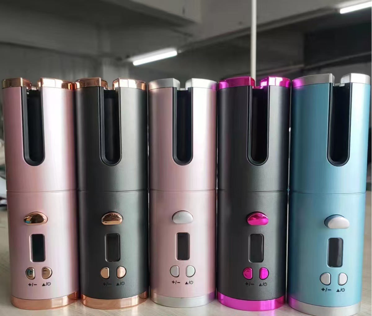 USB Cordless Curling Iron - Auto Rotating Hair Curler