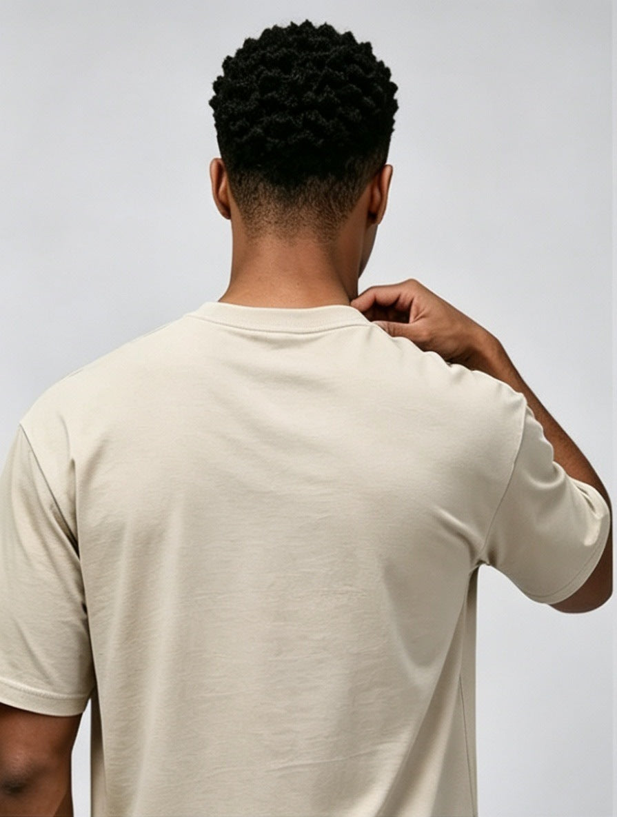 Men's 260GSM Heavyweight T-Shirt - Premium Cotton Short Sleeve Tee