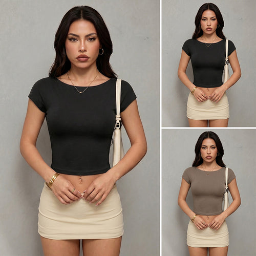 Women's Fitted Crop T-Shirt - Summer Essential
