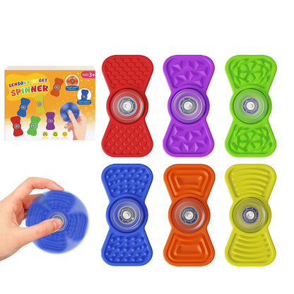 Silicone Sensory Fidget Spinner - Stress Relief Toy