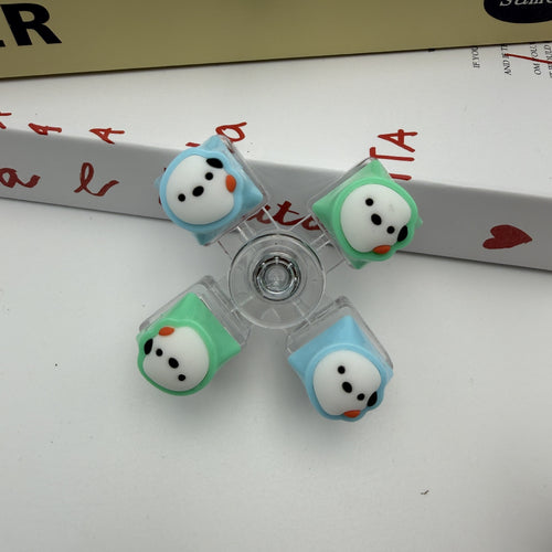 LED Light-Up Keyboard Dog Keychain - Stress Toy