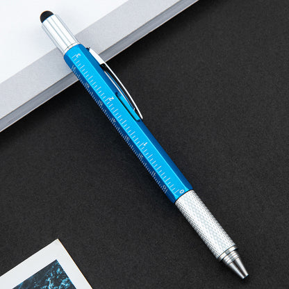 6-in-1 Multi-Function Pen - Screwdriver Ruler Level Stylus