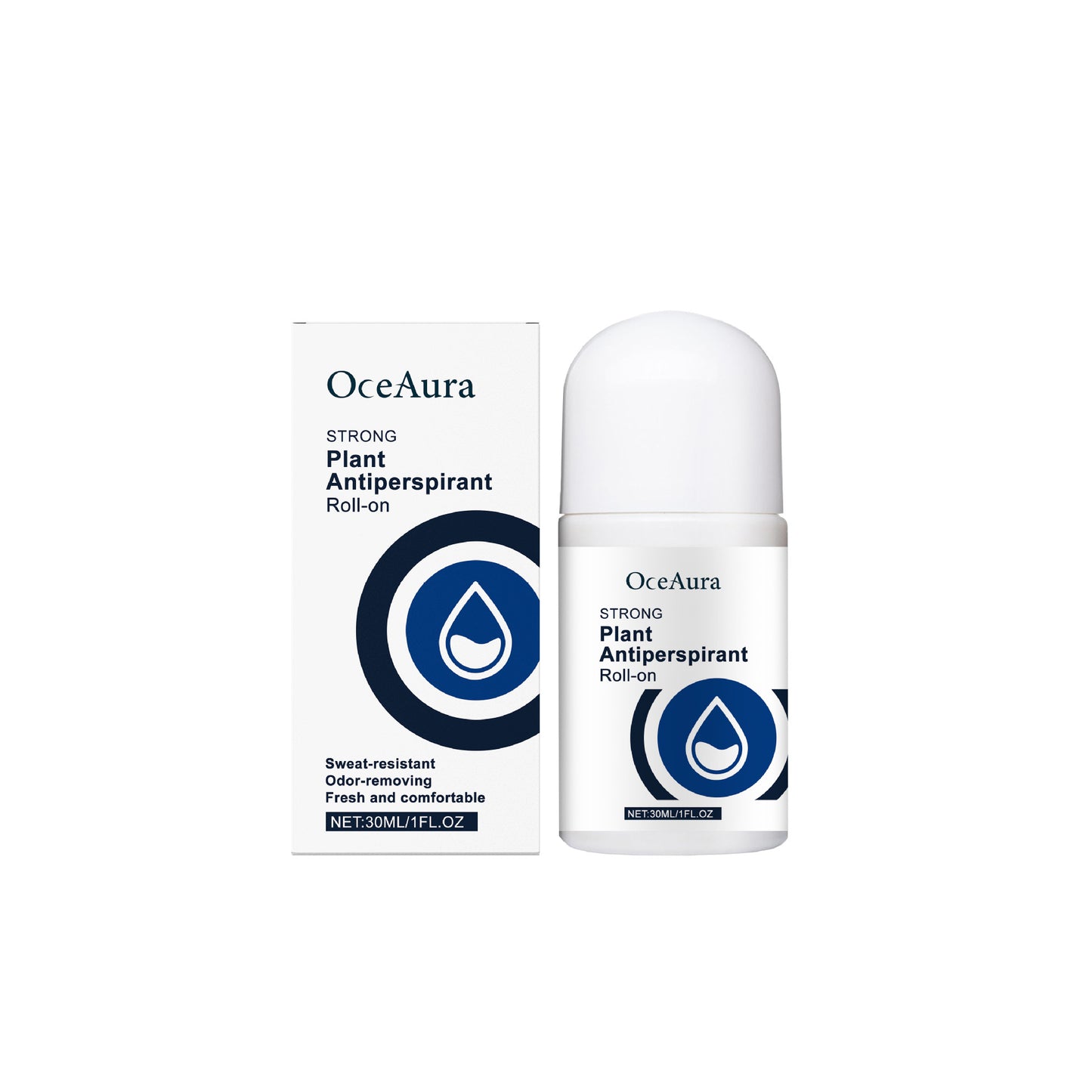 OCEAURA Cooling Roll-On Stick - Refreshing Body Deodorant 30ml