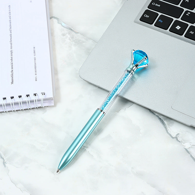 Diamond Crystal Ballpoint Pen - Glitter Sparkle Retractable Ink