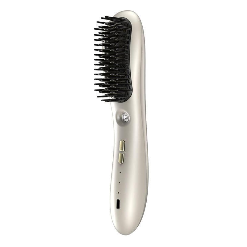Ionic Hair Straightening Brush - Cordless Rechargeable