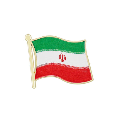 World Flag Country Lapel Pin - Enamel Metal Brooch International
