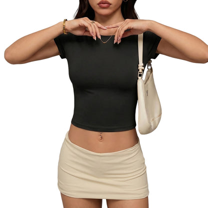 Women's Fitted Crop T-Shirt - Summer Essential