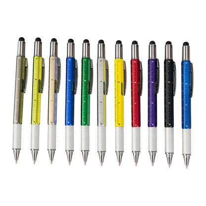 6-in-1 Multi-Function Pen - Screwdriver Ruler Level Stylus