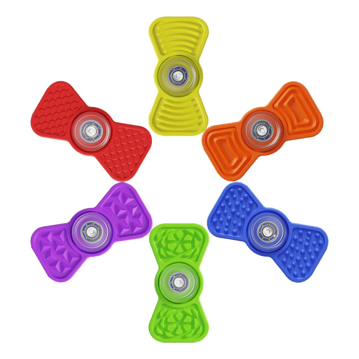 Silicone Sensory Fidget Spinner - Stress Relief Toy