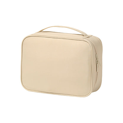 Oxford Cosmetic Travel Bag - Divided Toiletry Organizer with Compartments