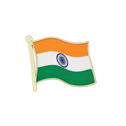 World Flag Country Lapel Pin - Enamel Metal Brooch International