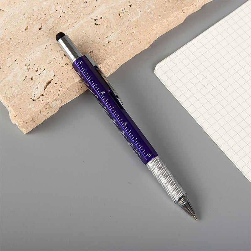 6-in-1 Multi-Function Pen - Screwdriver Ruler Level Stylus