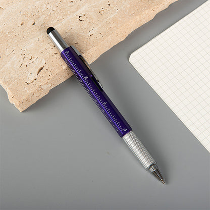 6-in-1 Multi-Function Pen - Screwdriver Ruler Level Stylus