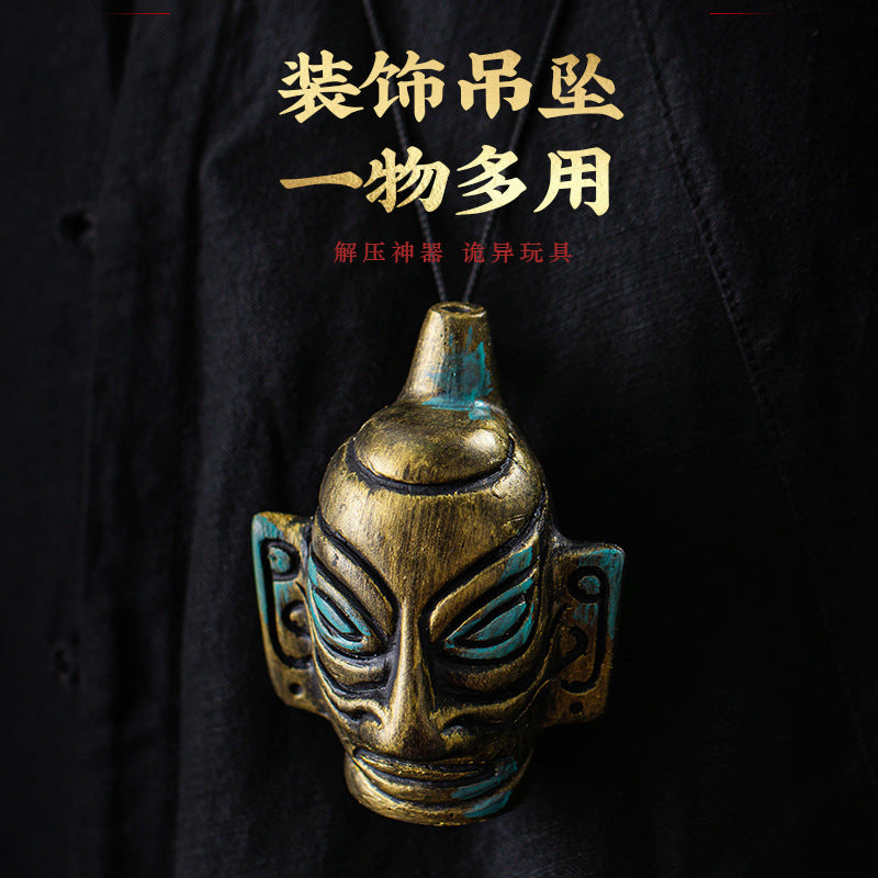Sanxingdui Bronze Whistle - Novelty Funny Sound Toy