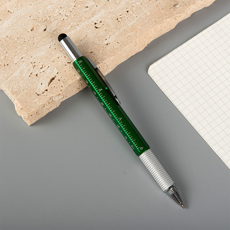 6-in-1 Multi-Function Pen - Screwdriver Ruler Level Stylus