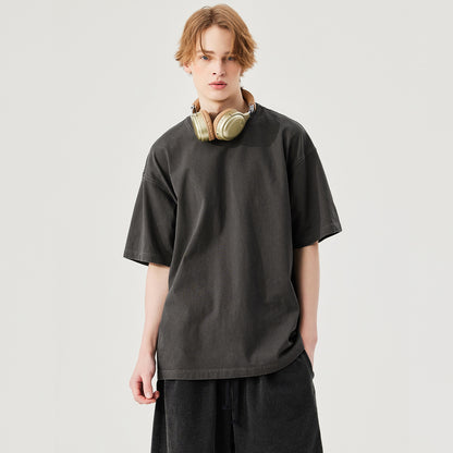 Men's 250GSM Washed Heavyweight T-Shirt - Vintage Look