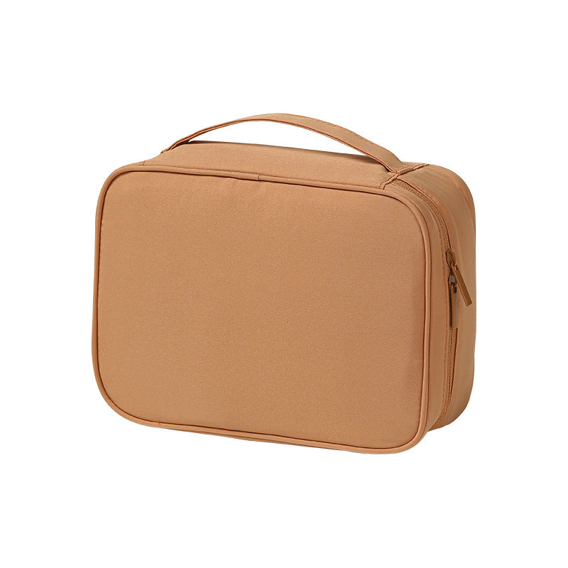Oxford Cosmetic Travel Bag - Divided Toiletry Organizer with Compartments