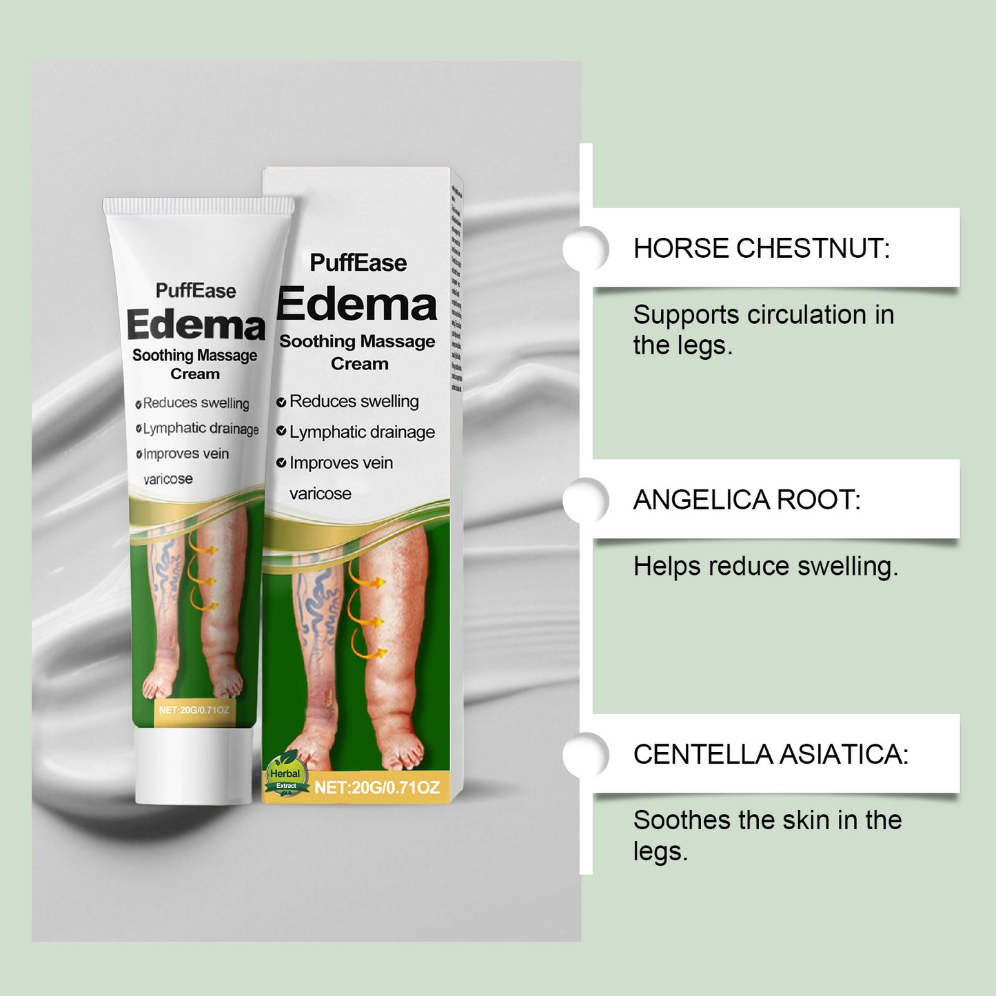 Leg Comfort Moisturizing Cream - Hydrating Body Lotion