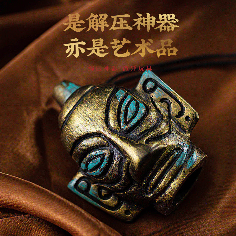 Sanxingdui Bronze Whistle - Novelty Funny Sound Toy