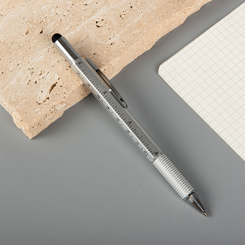 6-in-1 Multi-Function Pen - Screwdriver Ruler Level Stylus