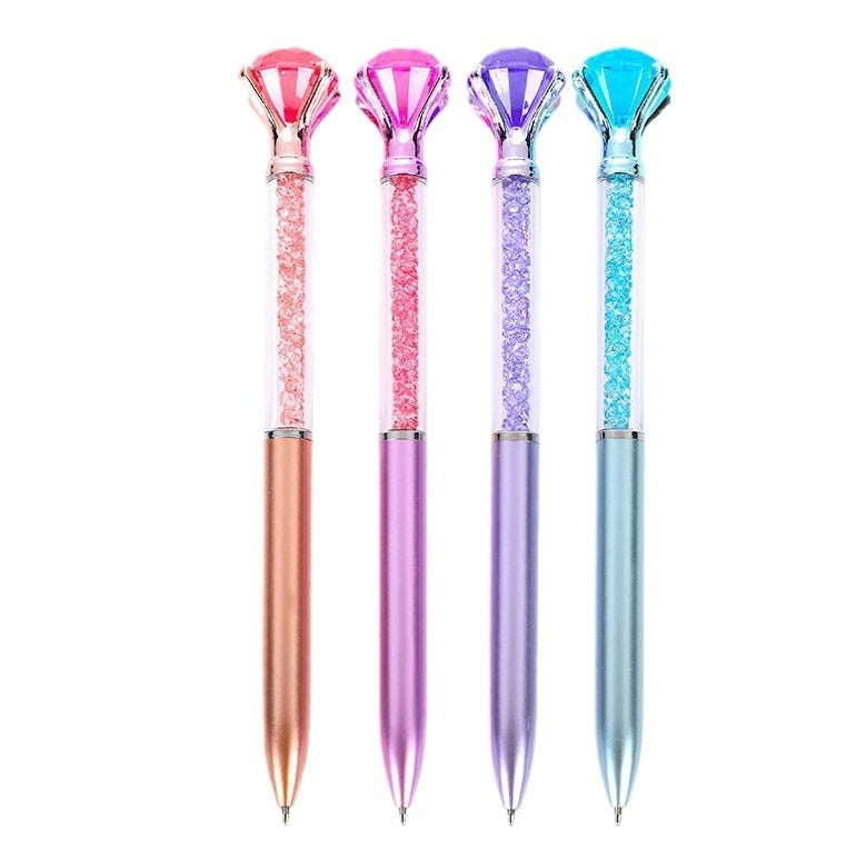 Diamond Crystal Ballpoint Pen - Glitter Sparkle Retractable Ink