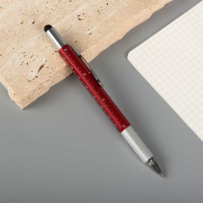 6-in-1 Multi-Function Pen - Screwdriver Ruler Level Stylus