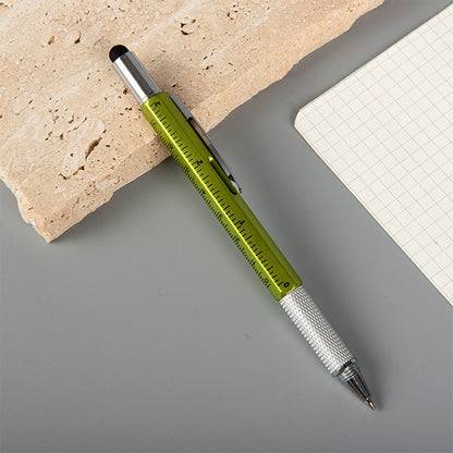 6-in-1 Multi-Function Pen - Screwdriver Ruler Level Stylus