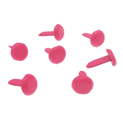 Paper Brad Fasteners for Scrapbooking - Colorful Craft Prongs 100-Pack
