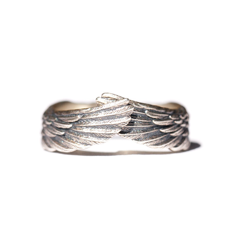 Angel Wings Couple Ring - Creative Design